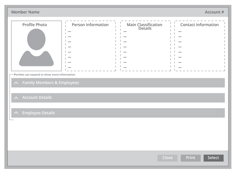 Example screenshot of Wireframe